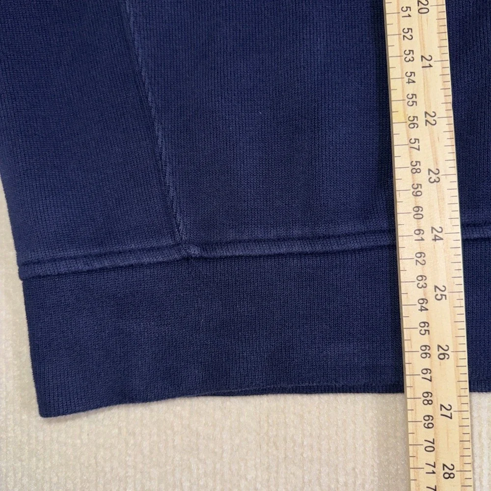 Polo Ralph Lauren Quarter‎ Zip Mens XXL Navy Blue Ski Patch Big Pony Pullover